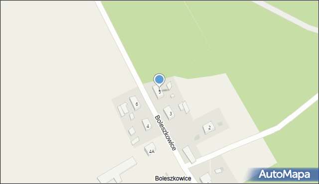 Boleszkowice, Boleszkowice, 5, mapa Boleszkowice