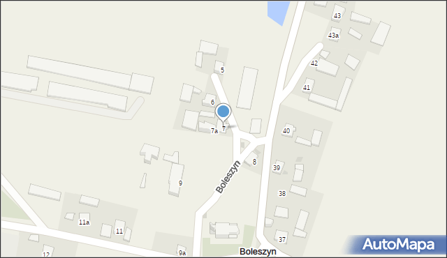Boleszyn, Boleszyn, 7, mapa Boleszyn