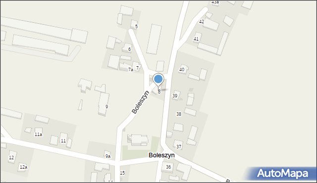 Boleszyn, Boleszyn, 8, mapa Boleszyn