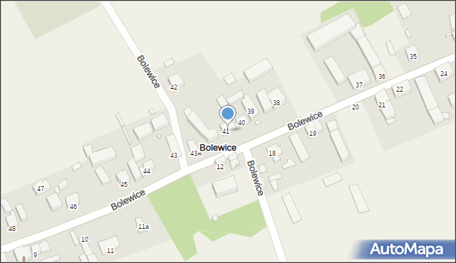 Bolewice, Bolewice, 41, mapa Bolewice