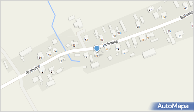 Bolewice, Bolewice, 5, mapa Bolewice