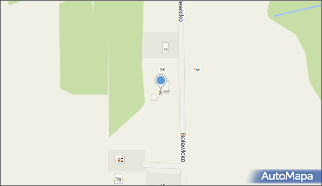 Bolewicko, Bolewicko, 9j, mapa Bolewicko