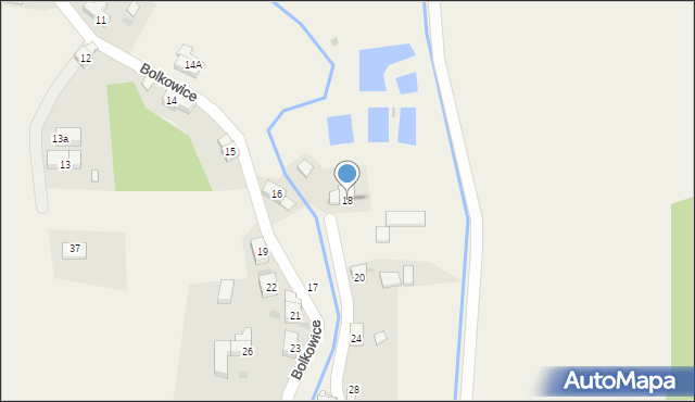 Bolkowice, Bolkowice, 18, mapa Bolkowice