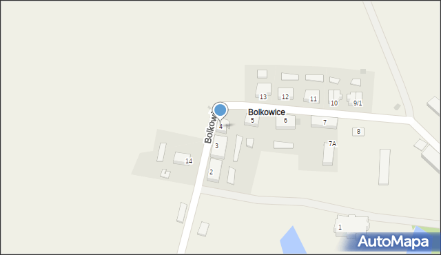 Bolkowice, Bolkowice, 4, mapa Bolkowice