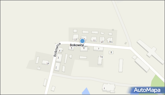 Bolkowice, Bolkowice, 6d, mapa Bolkowice