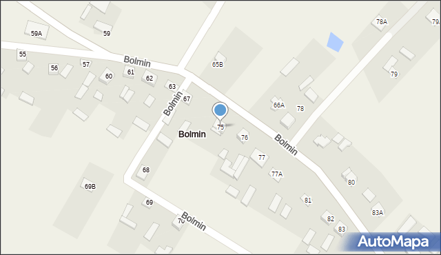 Bolmin, Bolmin, 75, mapa Bolmin