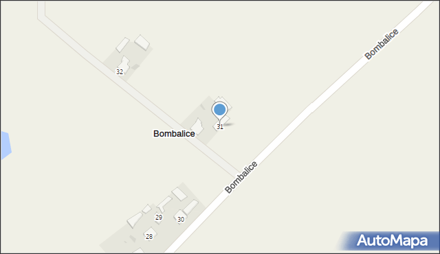 Bombalice, Bombalice, 31, mapa Bombalice