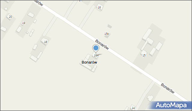 Bonarów, Bonarów, 14A, mapa Bonarów