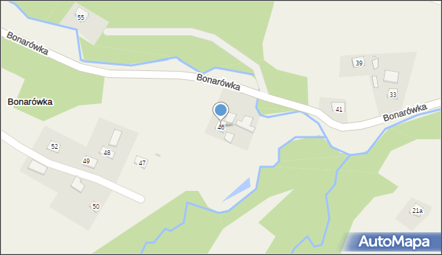 Bonarówka, Bonarówka, 46, mapa Bonarówka