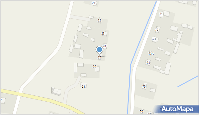 Bończa, Bończa, 25, mapa Bończa