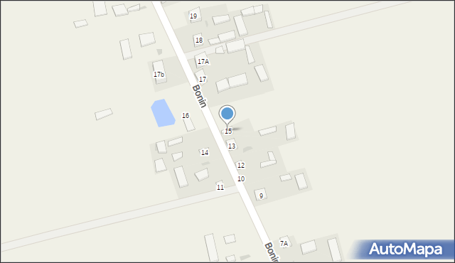 Bonin, Bonin, 15, mapa Bonin