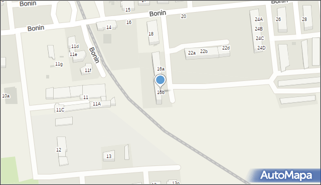 Bonin, Bonin, 16b, mapa Bonin