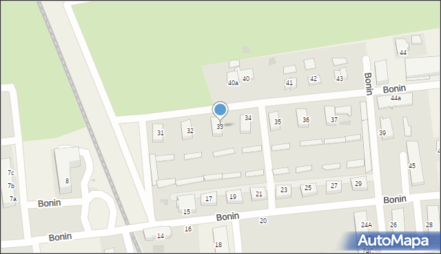 Bonin, Bonin, 33, mapa Bonin