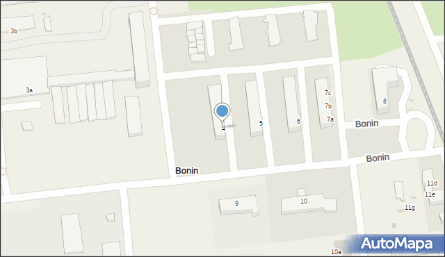 Bonin, Bonin, 4, mapa Bonin