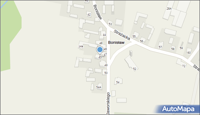 Bonisław, Bonisław, 43, mapa Bonisław
