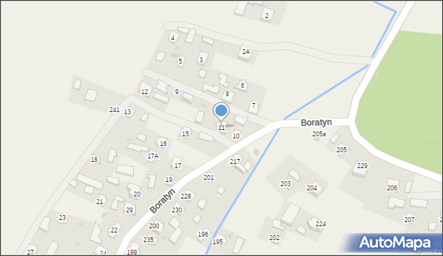 Boratyn, Boratyn, 11, mapa Boratyn