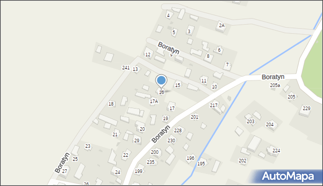 Boratyn, Boratyn, 16, mapa Boratyn