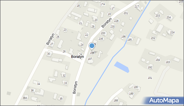 Boratyn, Boratyn, 198, mapa Boratyn