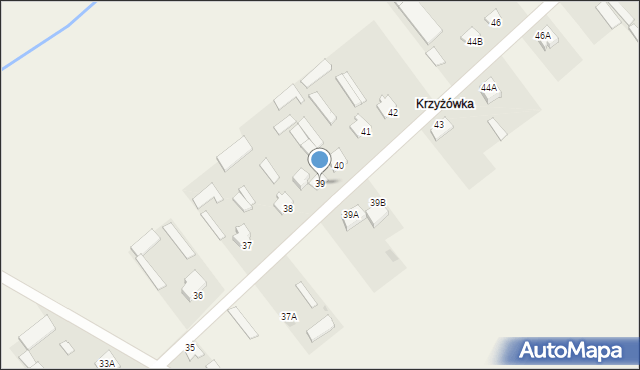 Borawe, Borawe, 39, mapa Borawe