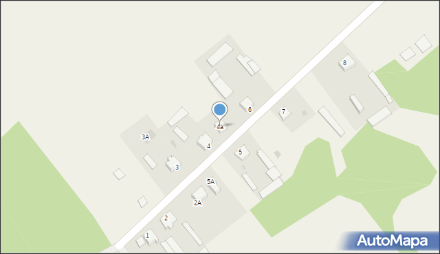 Borawe, Borawe, 4a, mapa Borawe