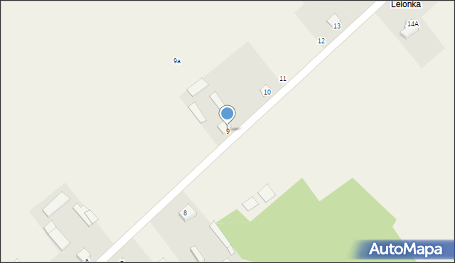 Borawe, Borawe, 9, mapa Borawe