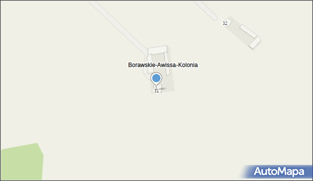 Borawskie-Awissa, Borawskie-Awissa, 31, mapa Borawskie-Awissa