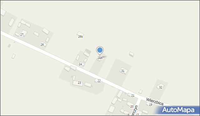 Borczyn, Borczyn, 24A, mapa Borczyn