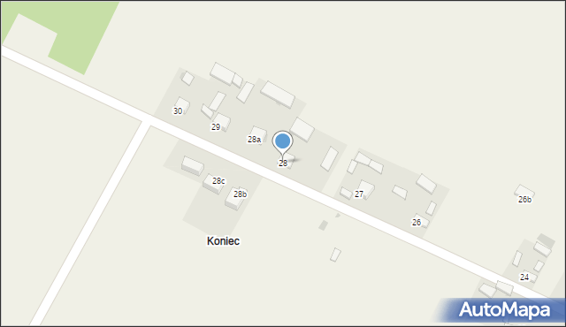 Borczyn, Borczyn, 28, mapa Borczyn