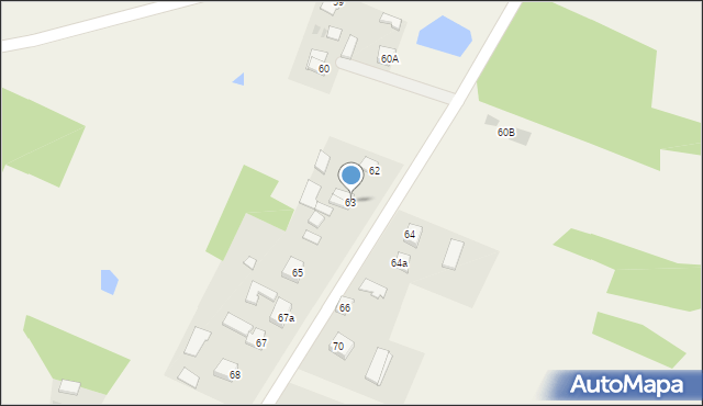 Boreczek, Boreczek, 63, mapa Boreczek