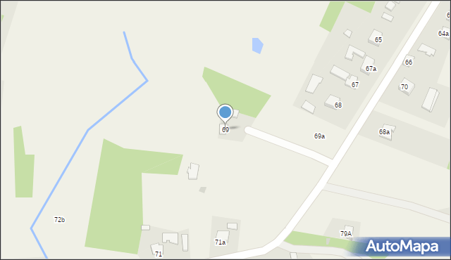 Boreczek, Boreczek, 69, mapa Boreczek