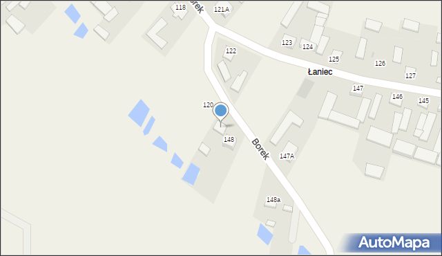 Borek, Borek, 191, mapa Borek