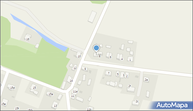 Borek, Borek, 8A, mapa Borek
