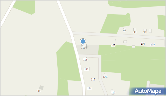 Borek, Borek, 110, mapa Borek