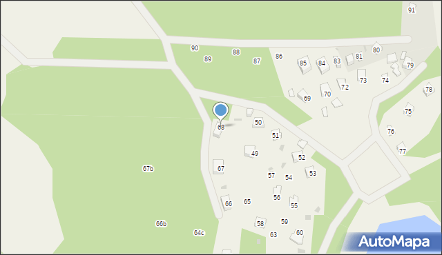 Borek, Borek, 68, mapa Borek