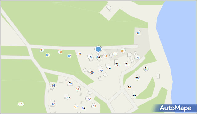 Borek, Borek, 84, mapa Borek