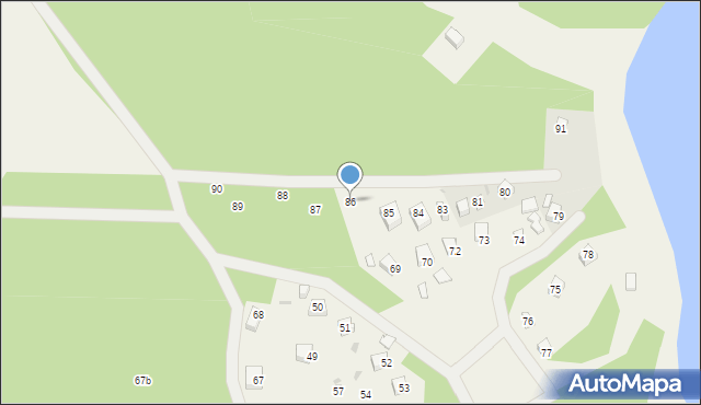 Borek, Borek, 86, mapa Borek