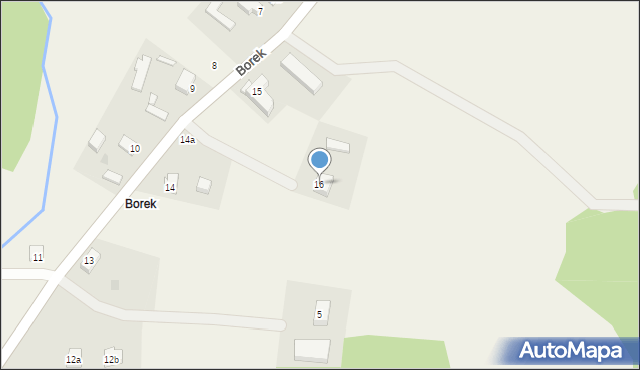 Borek, Borek, 16, mapa Borek