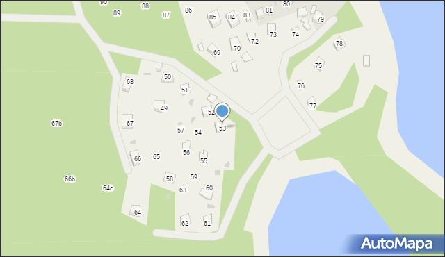 Borek, Borek, 53, mapa Borek