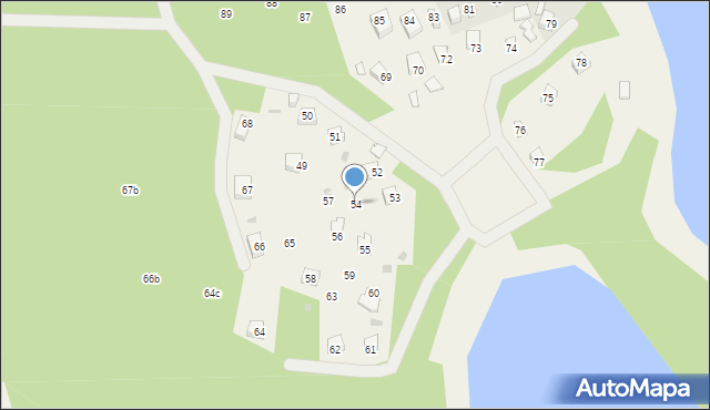 Borek, Borek, 54, mapa Borek