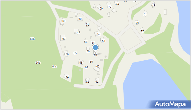 Borek, Borek, 55, mapa Borek