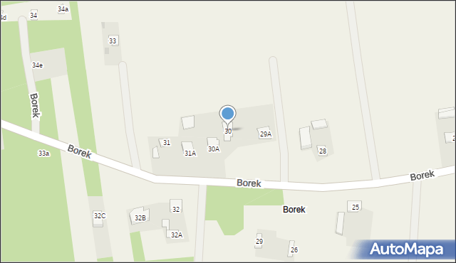 Borek, Borek, 30, mapa Borek