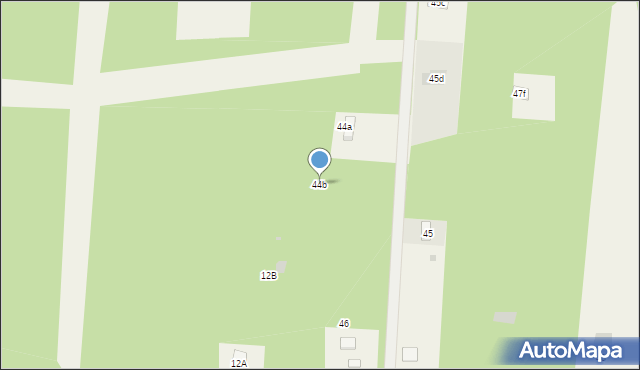 Borek, Borek, 44b, mapa Borek