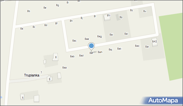 Borek, Borek, 8af, mapa Borek