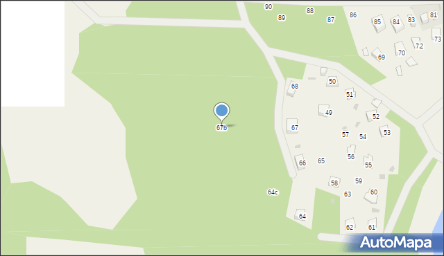Borek Kamienny, Borek Kamienny, 67b, mapa Borek Kamienny