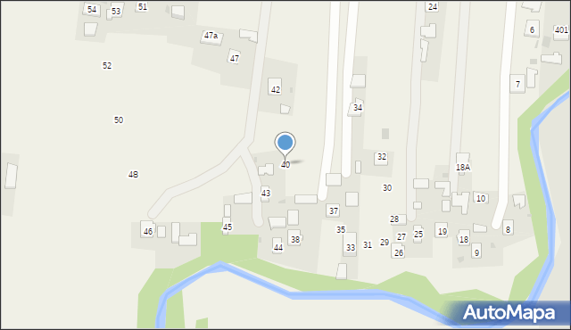 Borek Mały, Borek Mały, 40, mapa Borek Mały