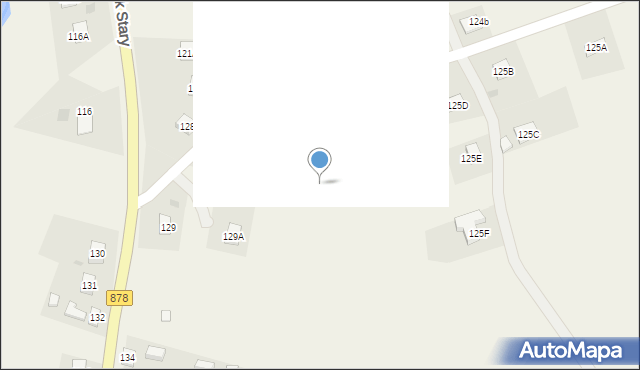 Borek Stary, Borek Stary, 129b, mapa Borek Stary
