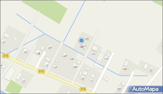 Borek Stary, Borek Stary, 16B, mapa Borek Stary