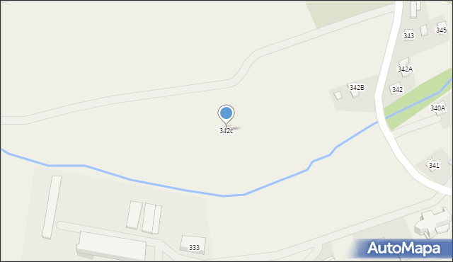 Borek Stary, Borek Stary, 342c, mapa Borek Stary
