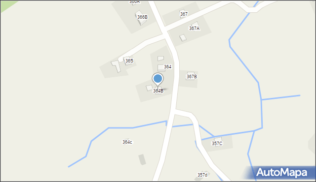Borek Stary, Borek Stary, 364B, mapa Borek Stary