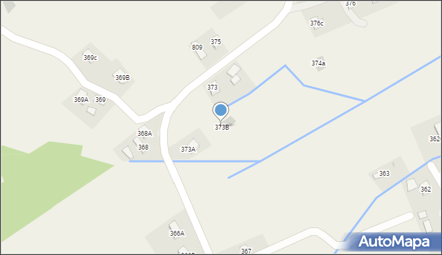 Borek Stary, Borek Stary, 373B, mapa Borek Stary